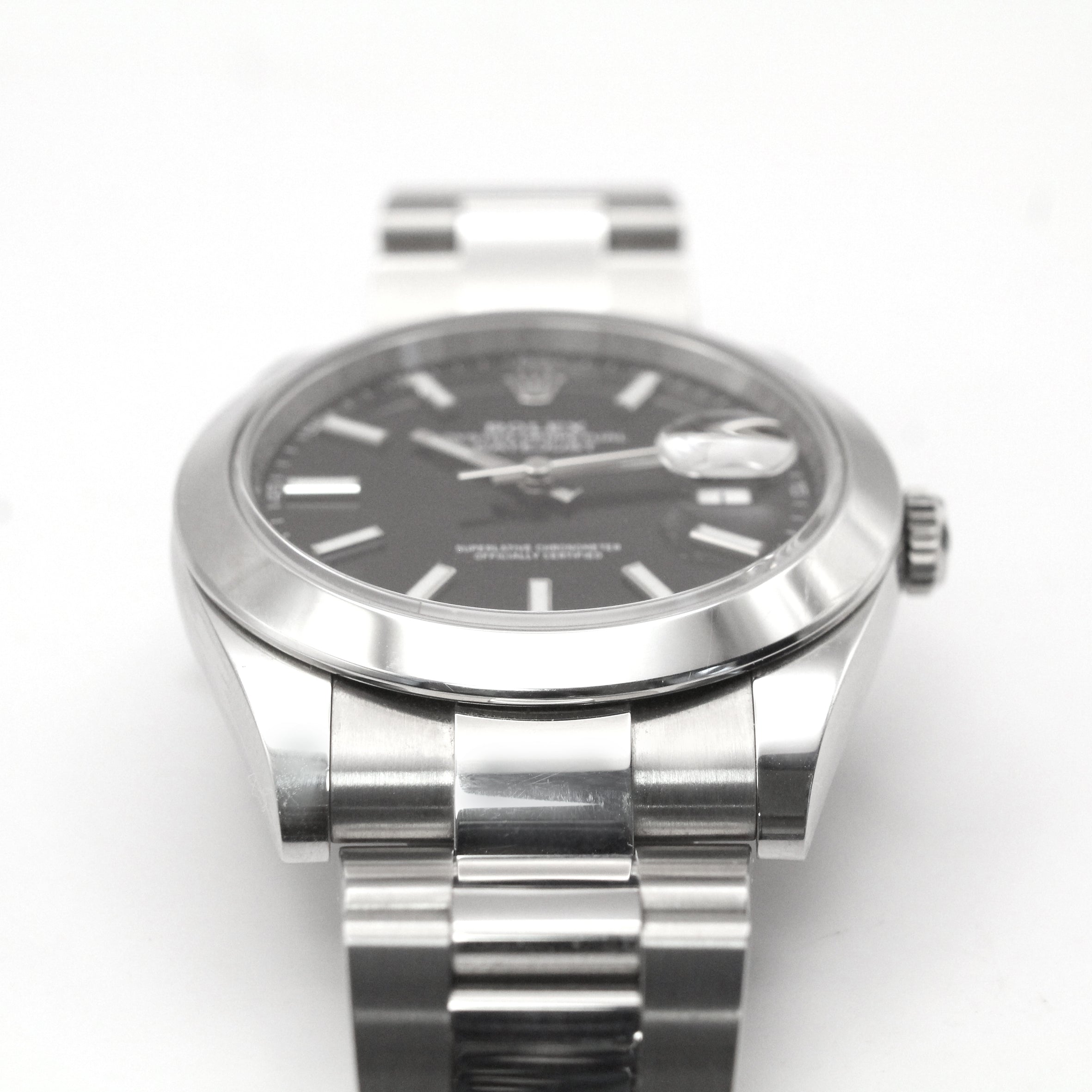 Rolex Datejust 41 in steel, 2023.