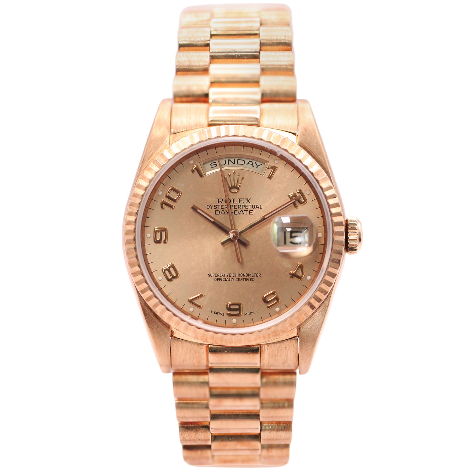 Rolex Day-Date in 18ct gold, 1991.