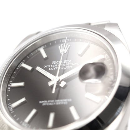 Rolex Datejust 41 in steel, 2023.