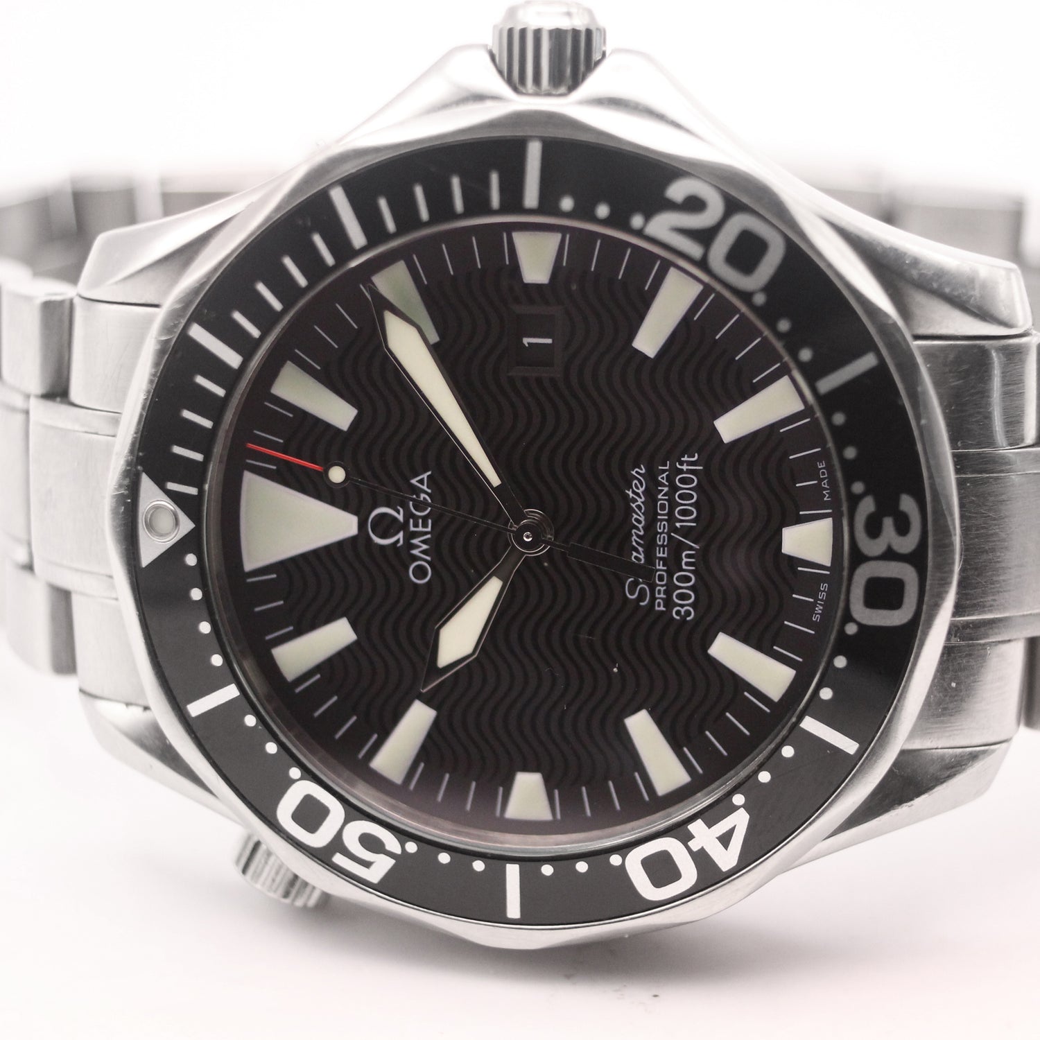 Omega Seamaster Diver 300m in steel, 2002