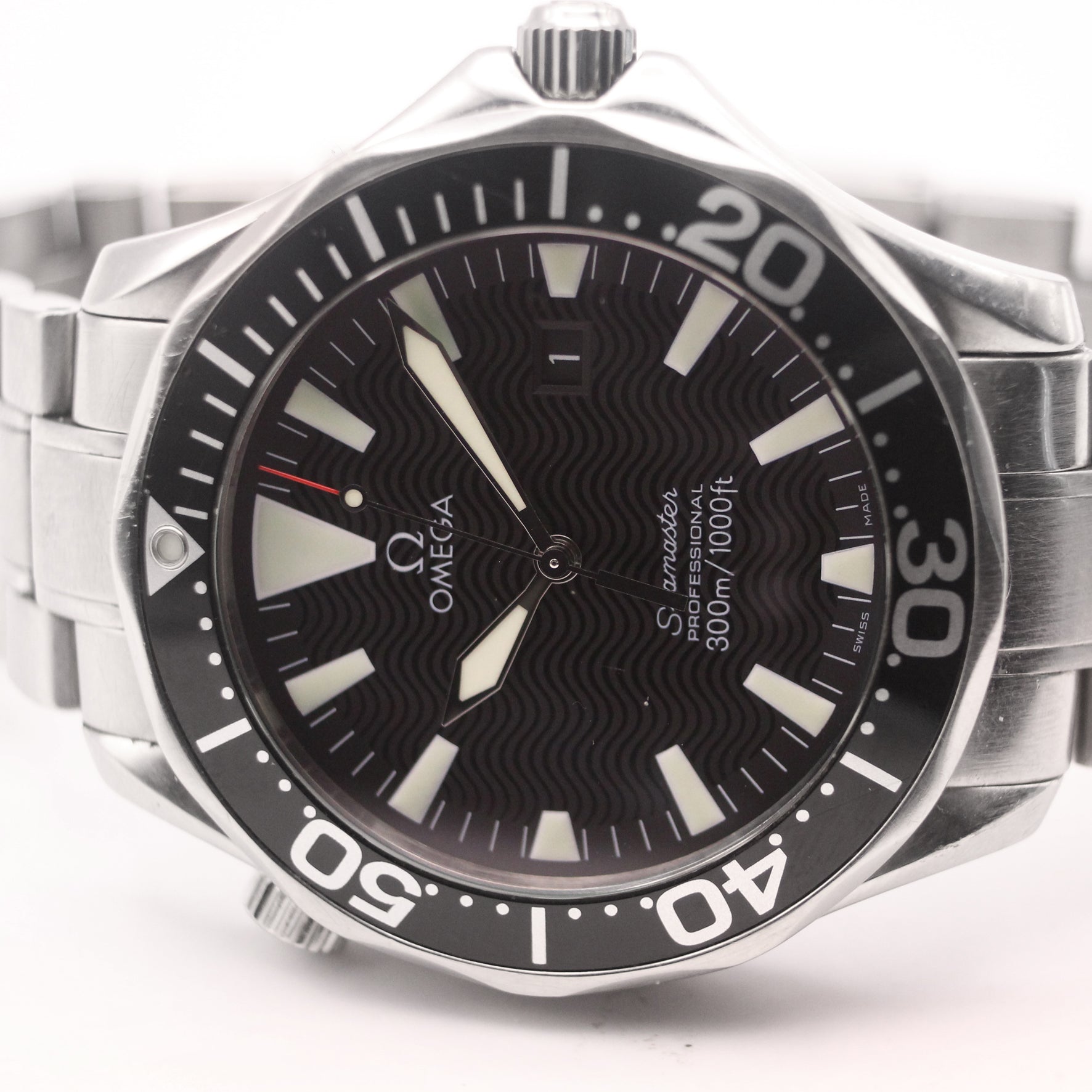 Omega Seamaster Diver 300m in steel, 2002