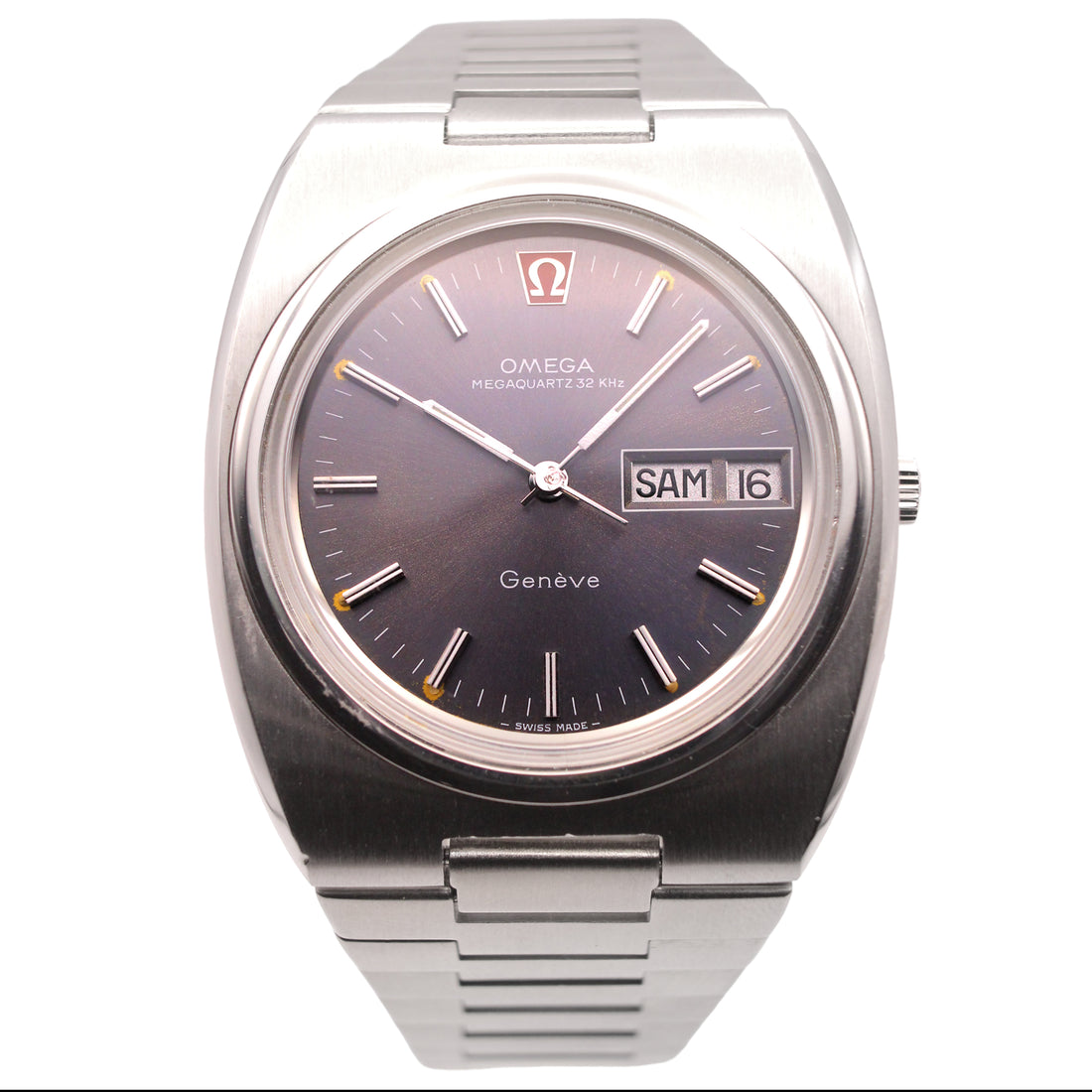 Omega Geneve Megaquartz in steel, circa 1972