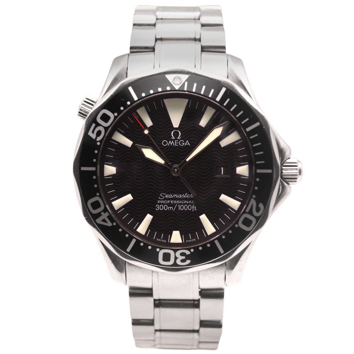 Omega Seamaster Diver 300m in steel, 2002