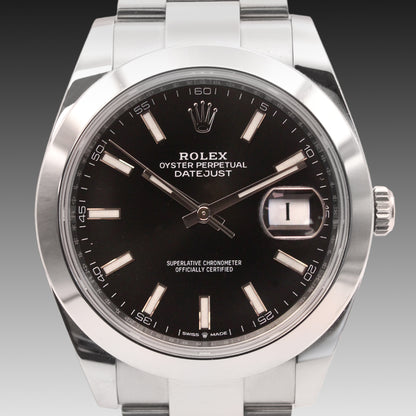 Rolex Datejust 41 in steel, 2023.