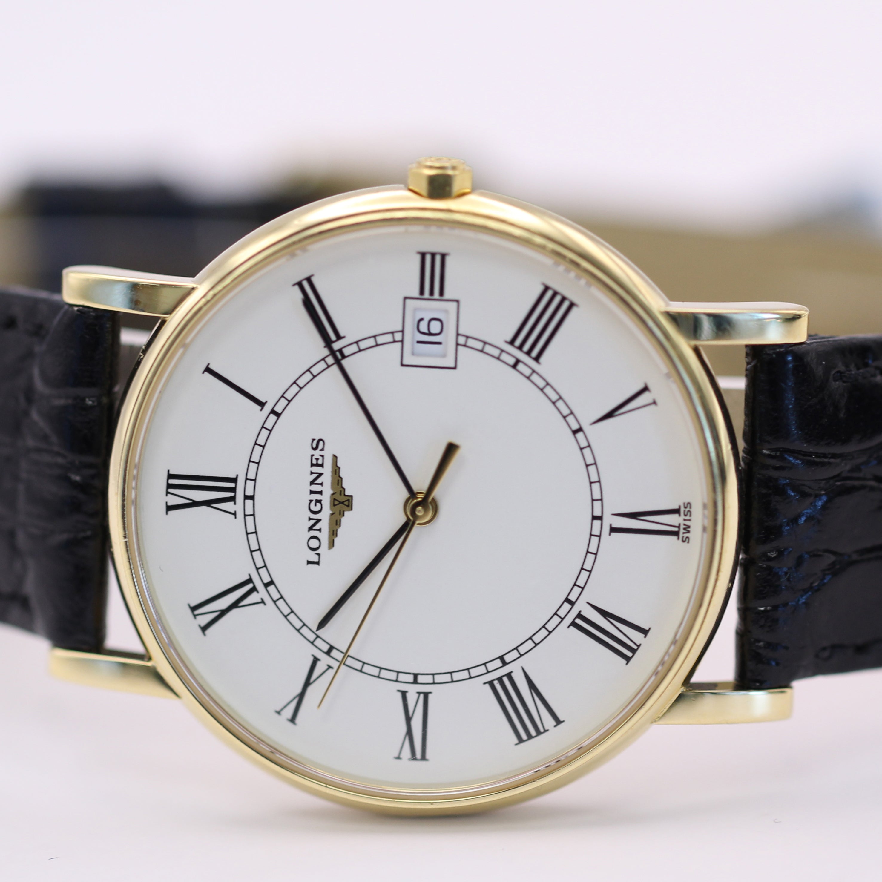 Longines Quartz 18K. Second Hand