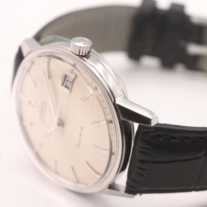 Omega Geneve Automatic in steel on leather, circa 1967