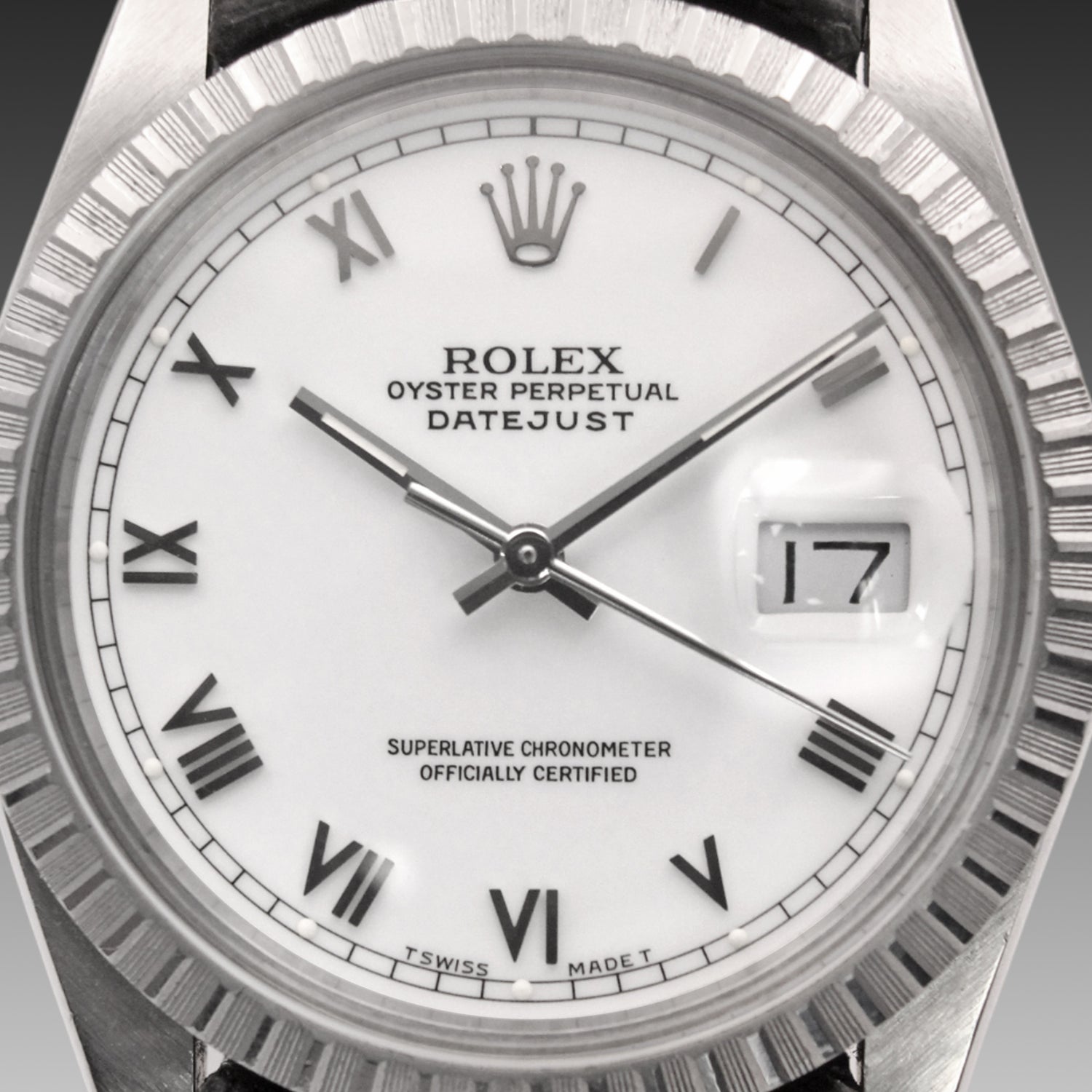 Rolex Datejust on leather, 1987