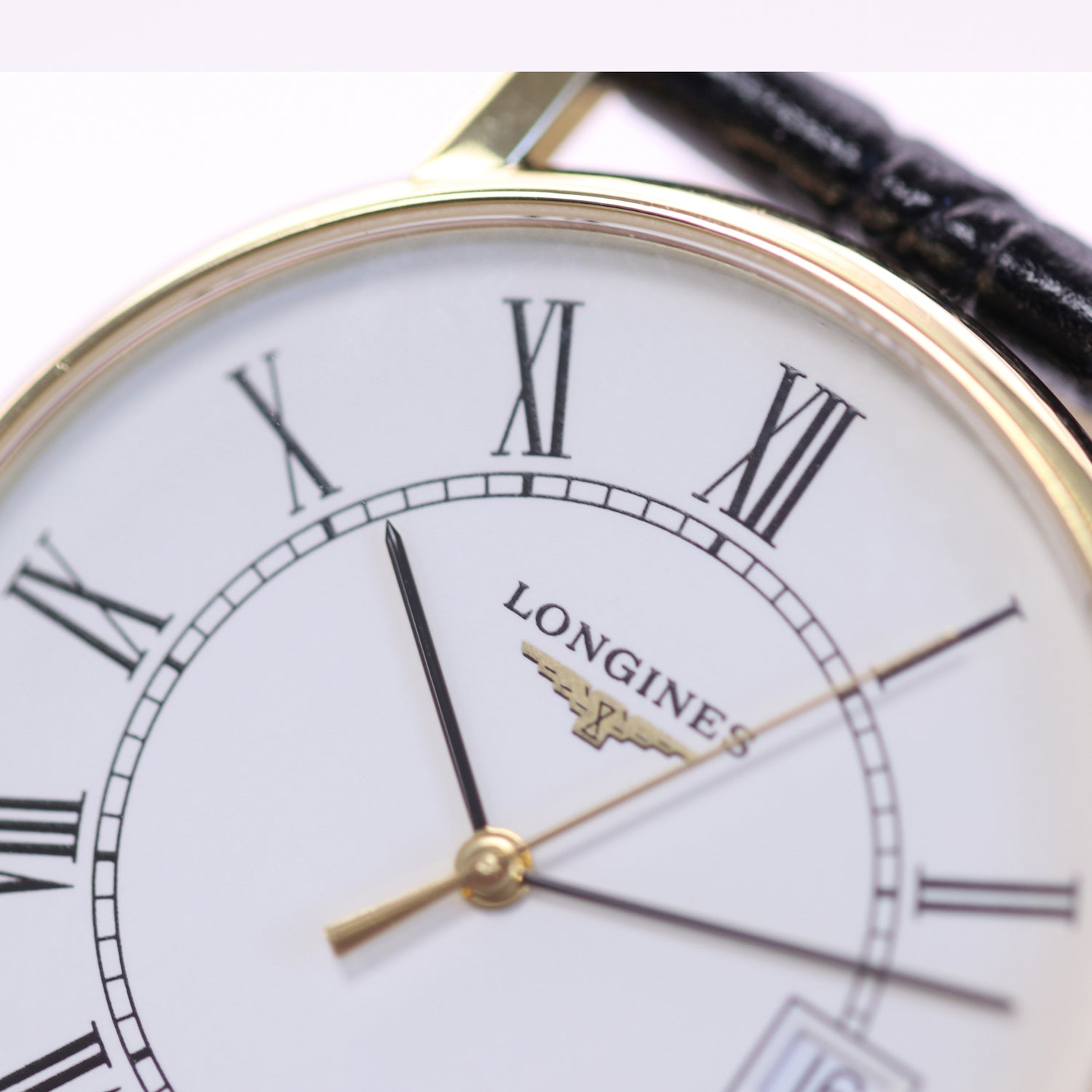 Longines Quartz 18K. Second Hand