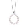 Fiorelli Freshwater Pearl Pendant and Chain in Silver