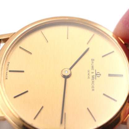 Second hand Baume and Mercier 18ct gold Gents Watch