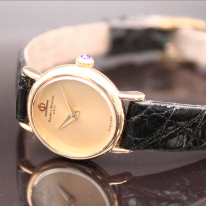 Second hand Baume and Mercier 18ct gold Ladies dress watch