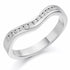 Ring - Diamond set shaped band ring, 0.16ct  - PA Jewellery