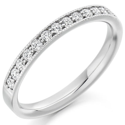 Ring - Grain set diamond half eternity ring, 0.30ct  - PA Jewellery