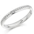 Ring - Round brilliant cut diamond channel set half eternity ring, 0.15ct  - PA Jewellery